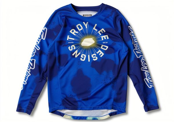 Troy Lee Designs Youth Cycling Jersey, Arrival Blue, Medium-0