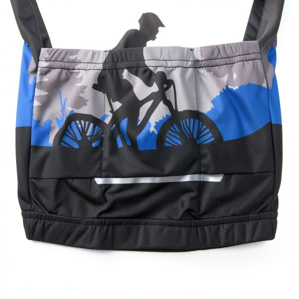 Boys Cycling Jerseys Polyester Fabric Full Zipper-4