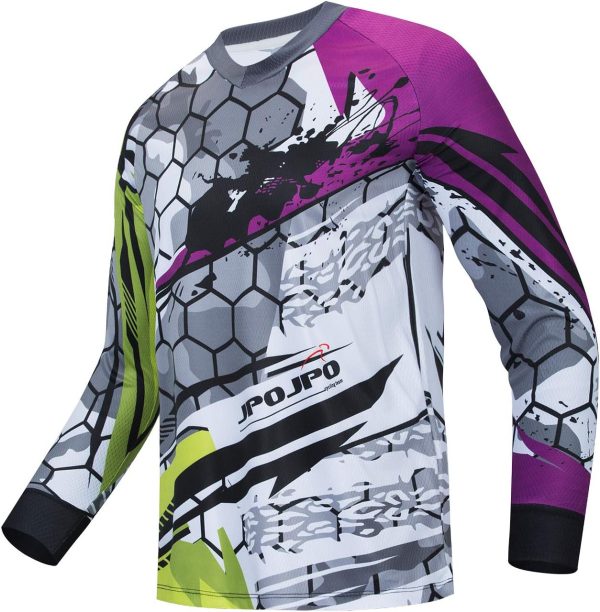 Redorange Cycling Jerseys for Men Classic V Neck-0