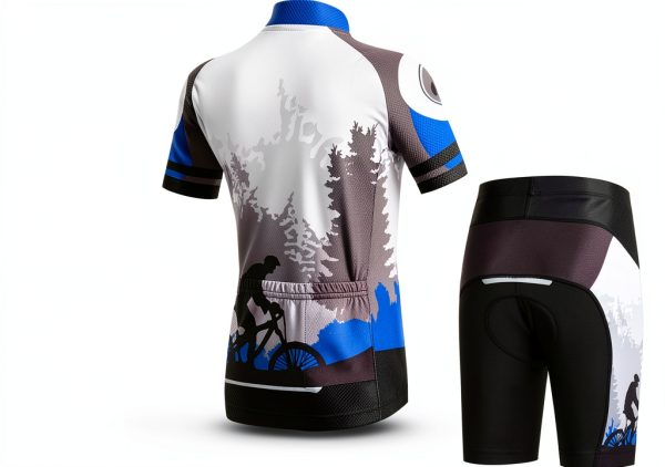 Boys Cycling Jerseys Polyester Fabric Full Zipper-1