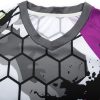 Redorange Cycling Jerseys for Men Classic V Neck-4