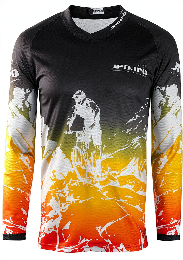 Child wearing Weimostar cycling jersey on a bike trail