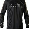 Fly Racing Boys Cycling Jersey Mesh Large Black-0