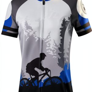 Boys Cycling Jersey redorange Polyester Full Zip-0