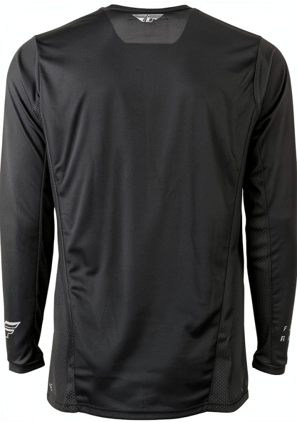 Fly Racing Boys Cycling Jersey Mesh Large Black-1