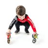 KidSport Boys Cycling Jersey Red Black Moisture Wicking Size-3