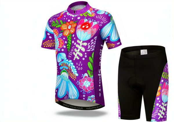 WeimoMonkey Boys Cycling Jersey Flexible Sleeve-0