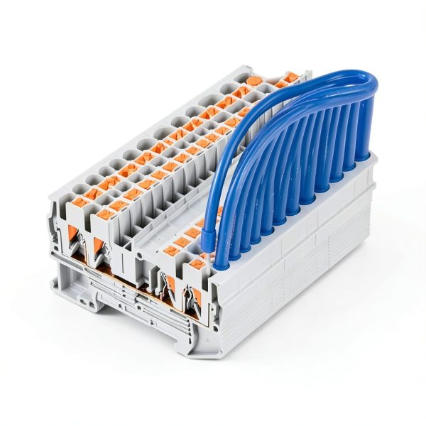 DIN Rail Block Saysurey PT Screwless Connectors 56 pcs ST2-2.5/2x2-5