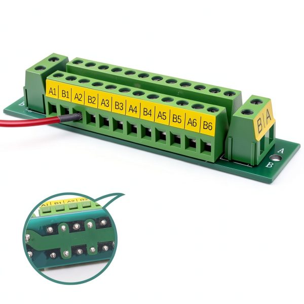 16 Amp 2x12 Terminal Block Module by Tanbupu – Nylon & Copper-2
