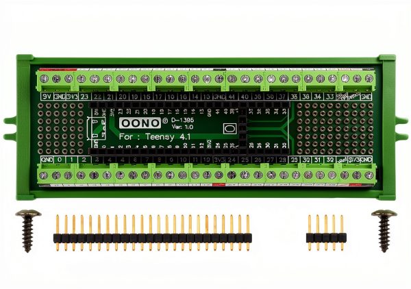 Terminal Block Breakout Board Module for Teensy 4.1, Screw Mount Version-1