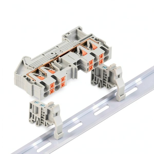 DIN Rail Block Saysurey PT Screwless Connectors 56 pcs ST2-2.5/2x2-3