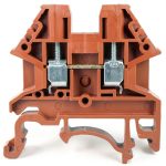 Dinkle Red DK2.5N-RD Terminal Block 20A UL 600V 12 to 22AWG Pack 100-0